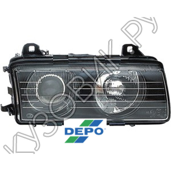 Фара правая BMW E36 (1990-1993) DEPO