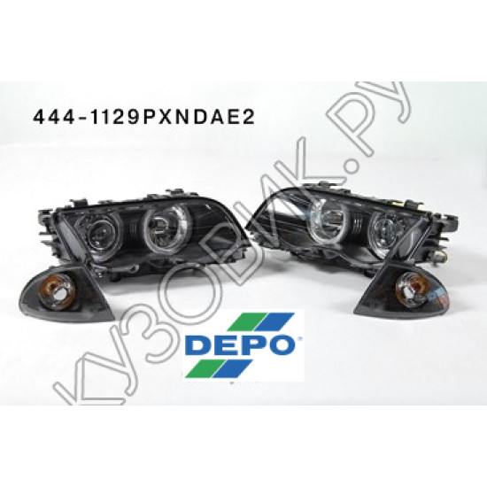 Тюнинг-фары (комплект) BMW E46 (1998-2001) DEPO