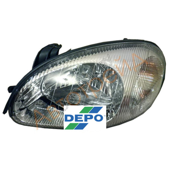 Фара левая Chevrolet Lanos (1998-) DEPO