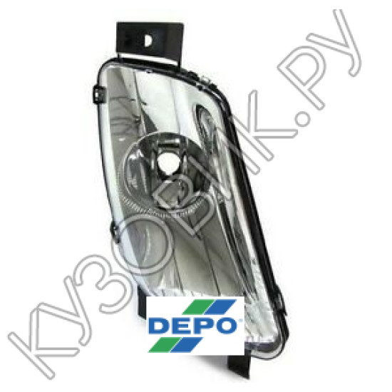 Противотуманная фара правая Peugeot 308 (2011-) DEPO