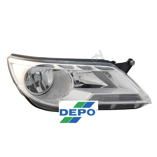 Фара правая Volkswagen Tiguan (2009-2010) DEPO